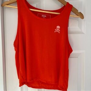 Soul by SoulCycle orange tank top
